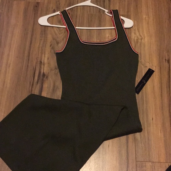 Forest green summer dress - Picture 2 of 2